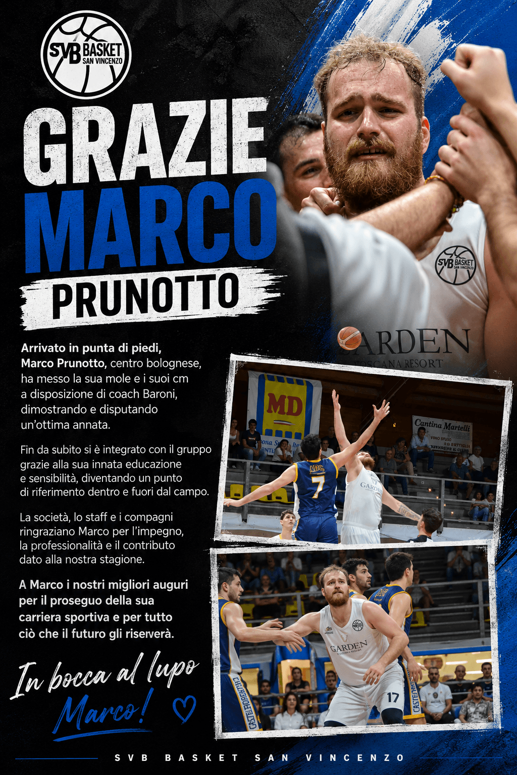 Marco Prunotto grazie